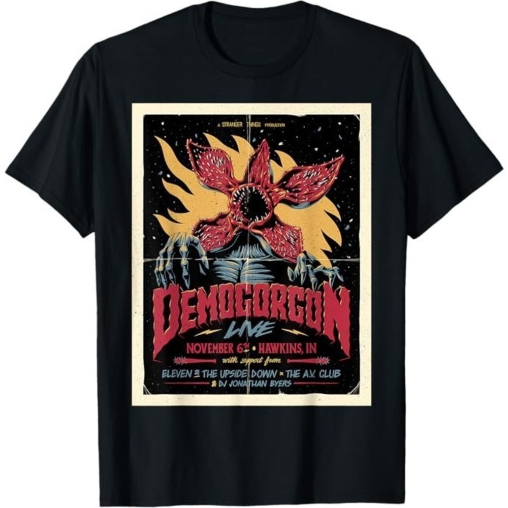 Stranger Things Day Demogoron Live Poster T-Shirt